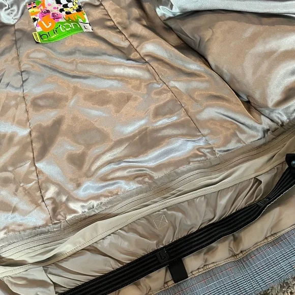 Burton Womens Large Plaid Ski Jacket - Picture 3 of 5